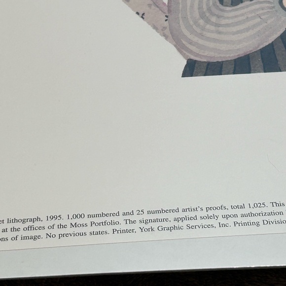 P. BUCKLEY MOSS "LOTS OF LOVE" 1995 LIMITED EDITION HAND SIGNED PRINT Amish - Picture 6 of 9